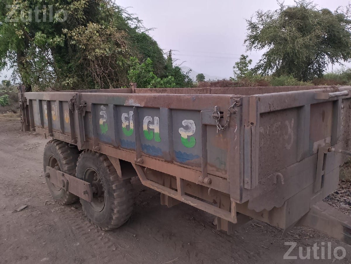 Four Wheel Heavy Trolley with Double Side Panels - Auto Parts - Junagadh City - Image 2