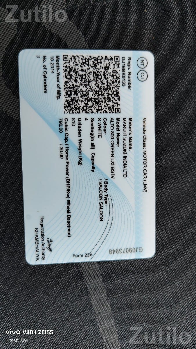 Maruti Suzuki Alto 800 LXI CNG Petrol - Cars - Khambhalia - Image 3