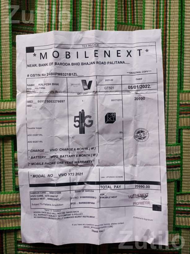 Vivo Y73 4G Mobile Phone - Mobile Phones - Sihor - Image 2