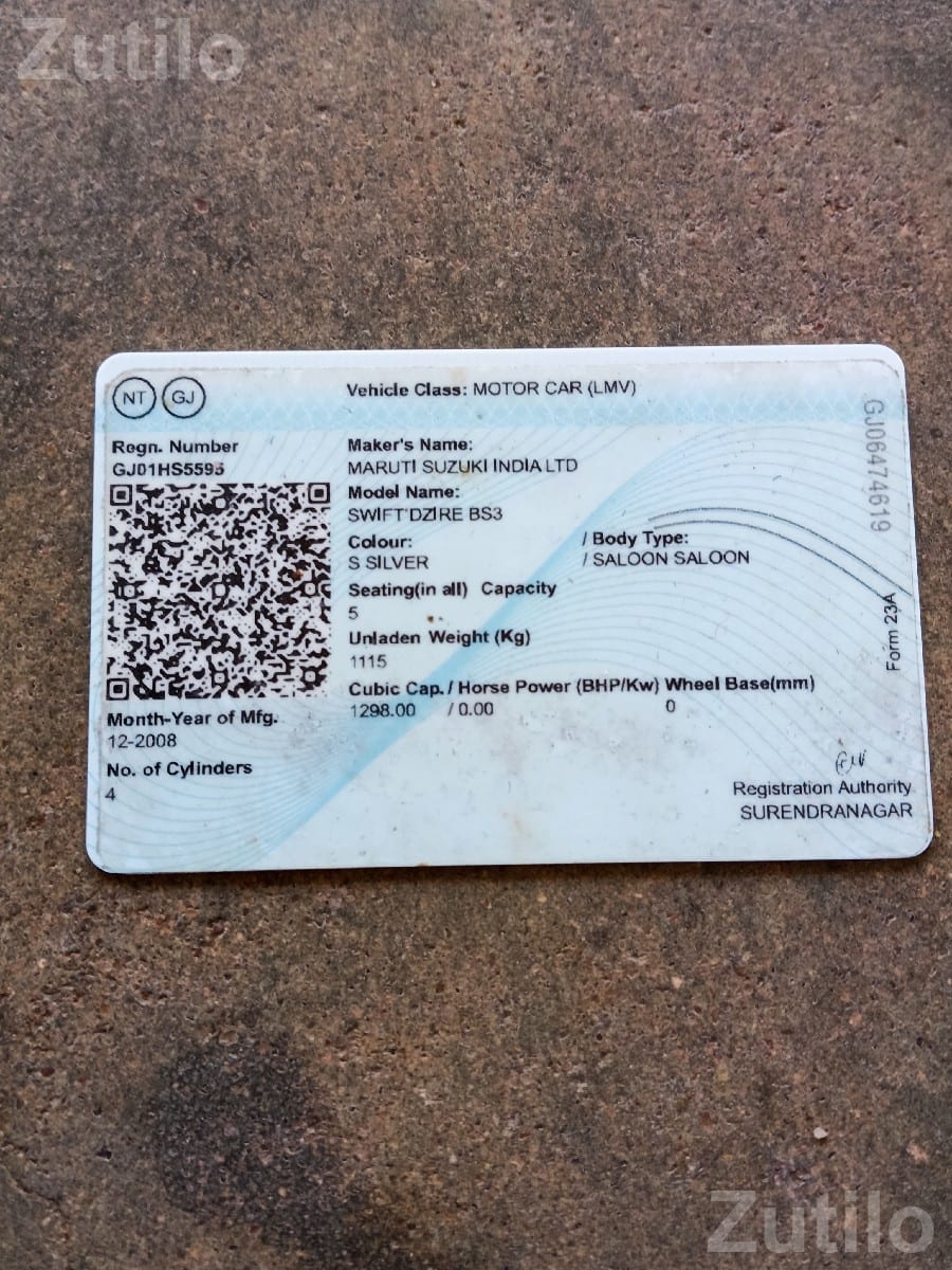 Maruti Suzuki Swift Dzire 2009 Petrol CNG