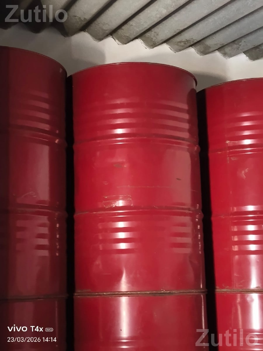 Red Metal Storage Barrels for Sale