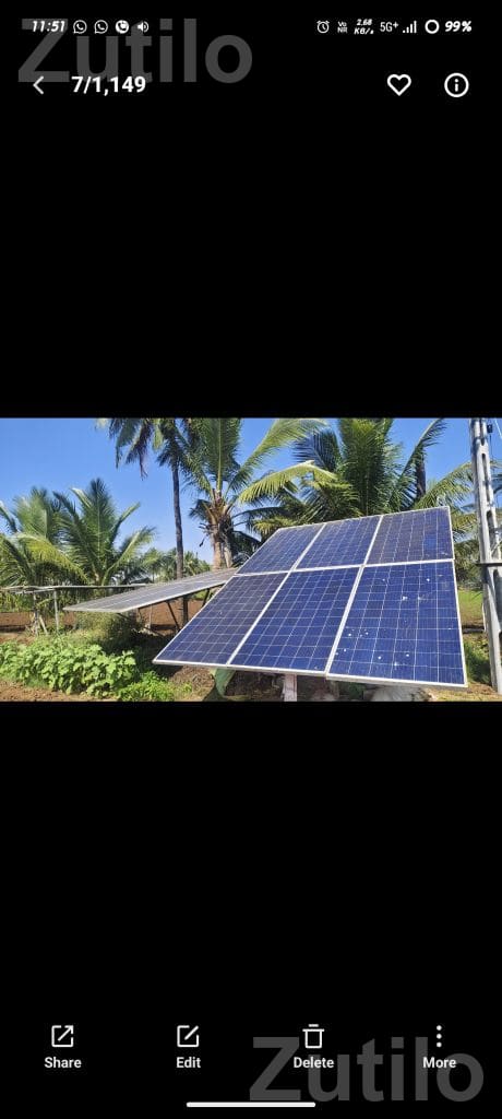 Solar Plant Setup with 15 Panels and 5HP Pump - Generators & Power Equip. - Una - Image 3