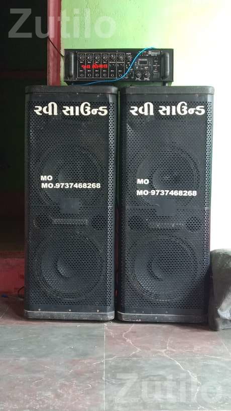 Used Sound System with 2 Speakers and Amplifier - Event Items - Kodinar - Image 5