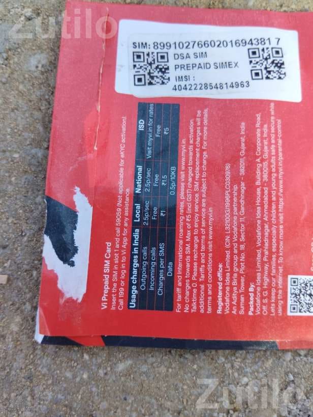 Vodafone SIM Sales Job Opening