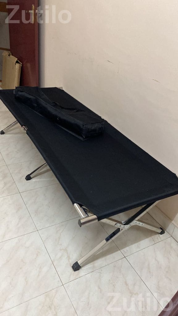 Foldable Single Cot Bed with Carry Bag