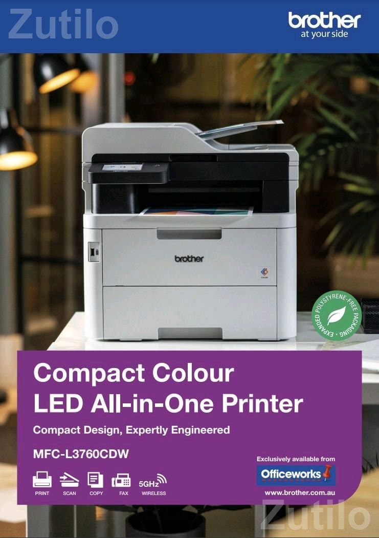 Brother MFC-L3760CDW Color Laser Printer - ઓફિસ સાધનો અને સપ્લાય - આરમભડા - Image 5