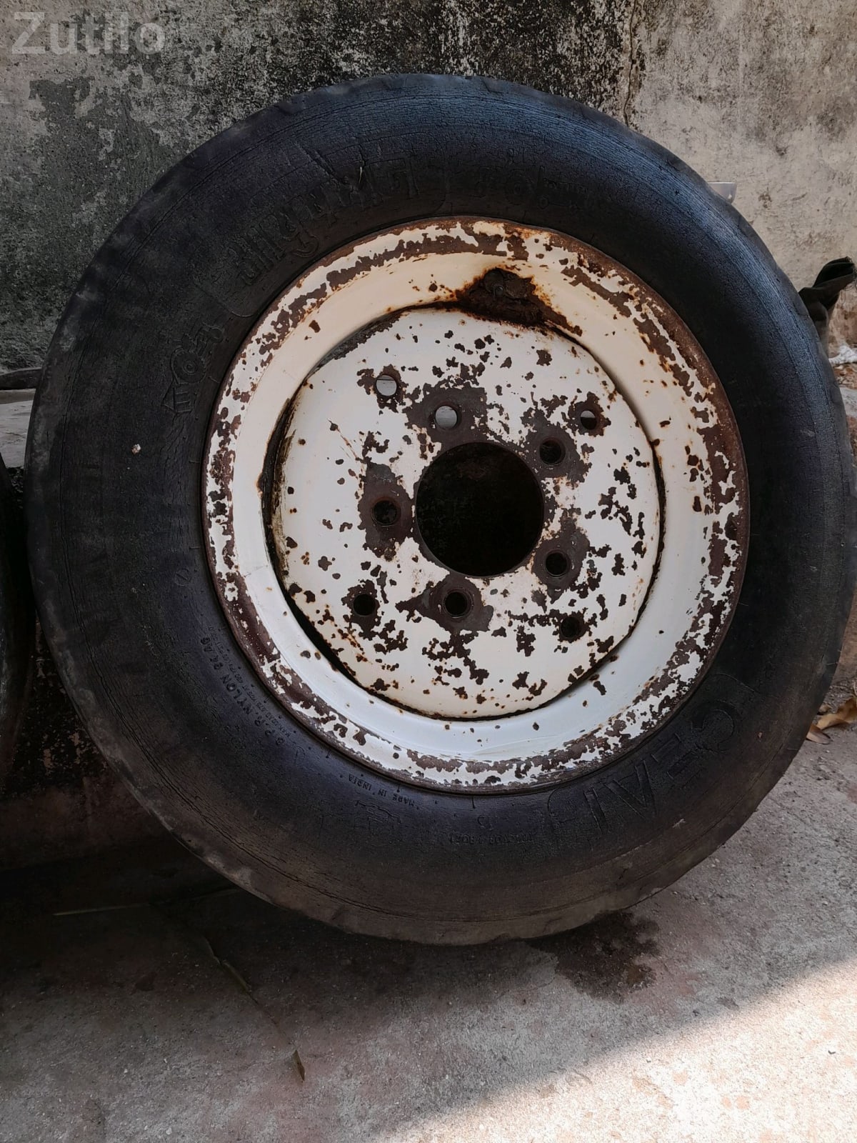 Tractor Front Tyre with Tube and Wheel Plate 6.00.16 - Auto Parts - Bhanvad - Image 2
