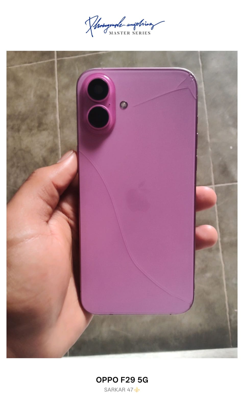 OPPO F29 5G with Back Cracks OPPO F29 5G with Back Cracks