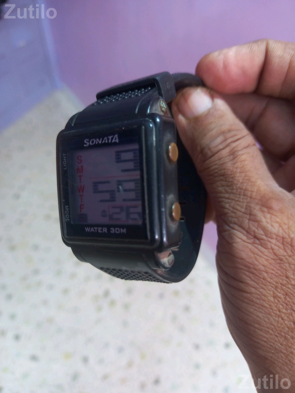 Sonata Digital Electronic Wrist Watch - Fashion Accessories - Veraval - Image 2