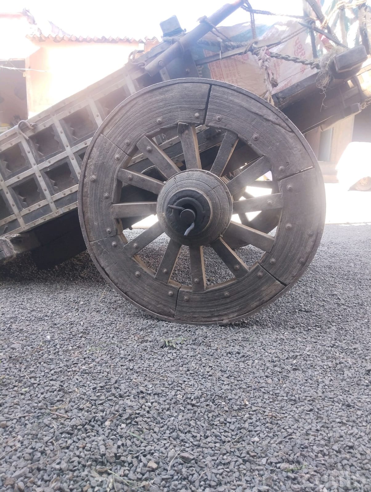 Wooden Bullock Cart Wheel - Auto Parts - Palanpur - Image 2
