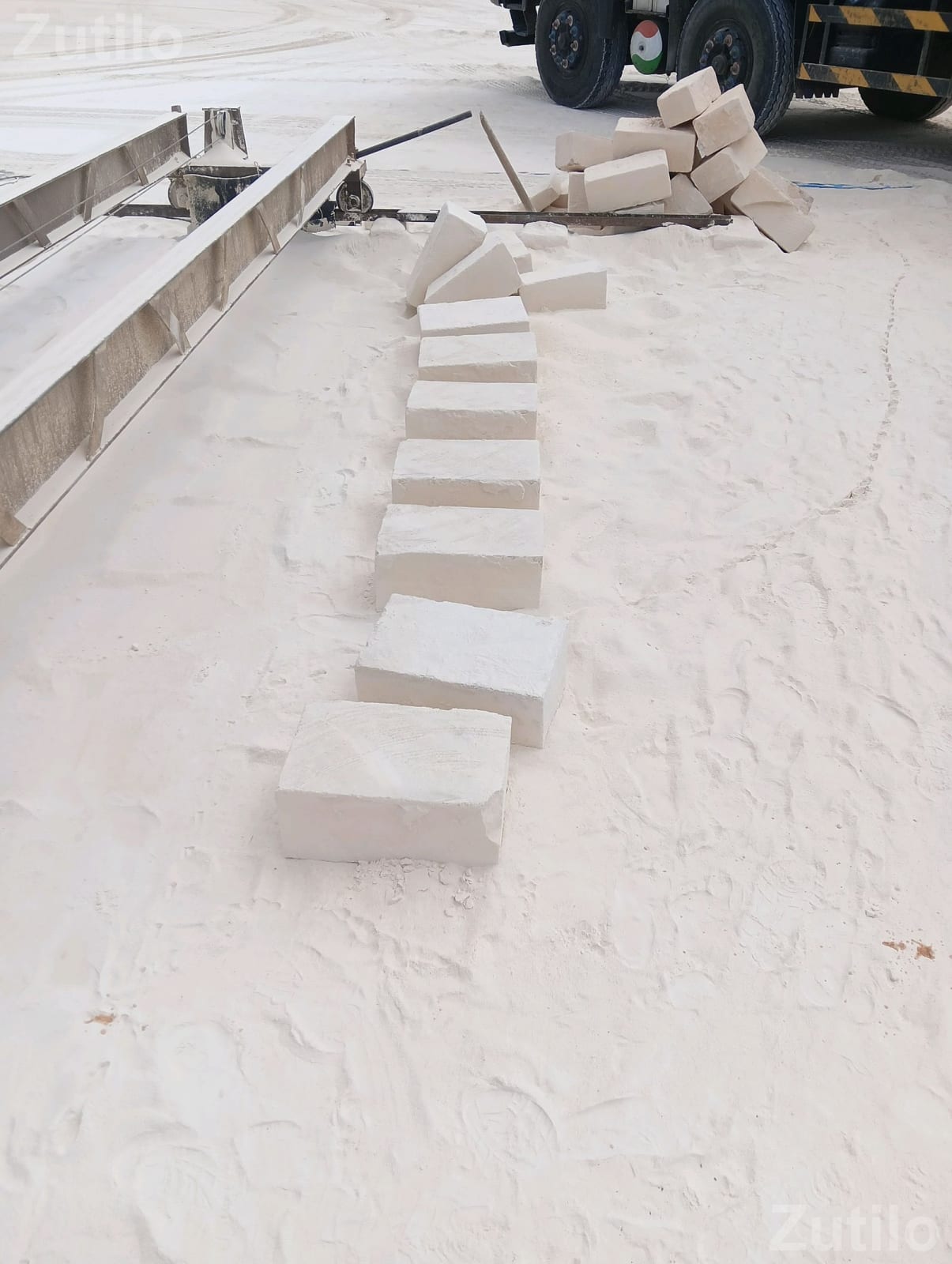 White Industrial Blocks in Multiple Sizes