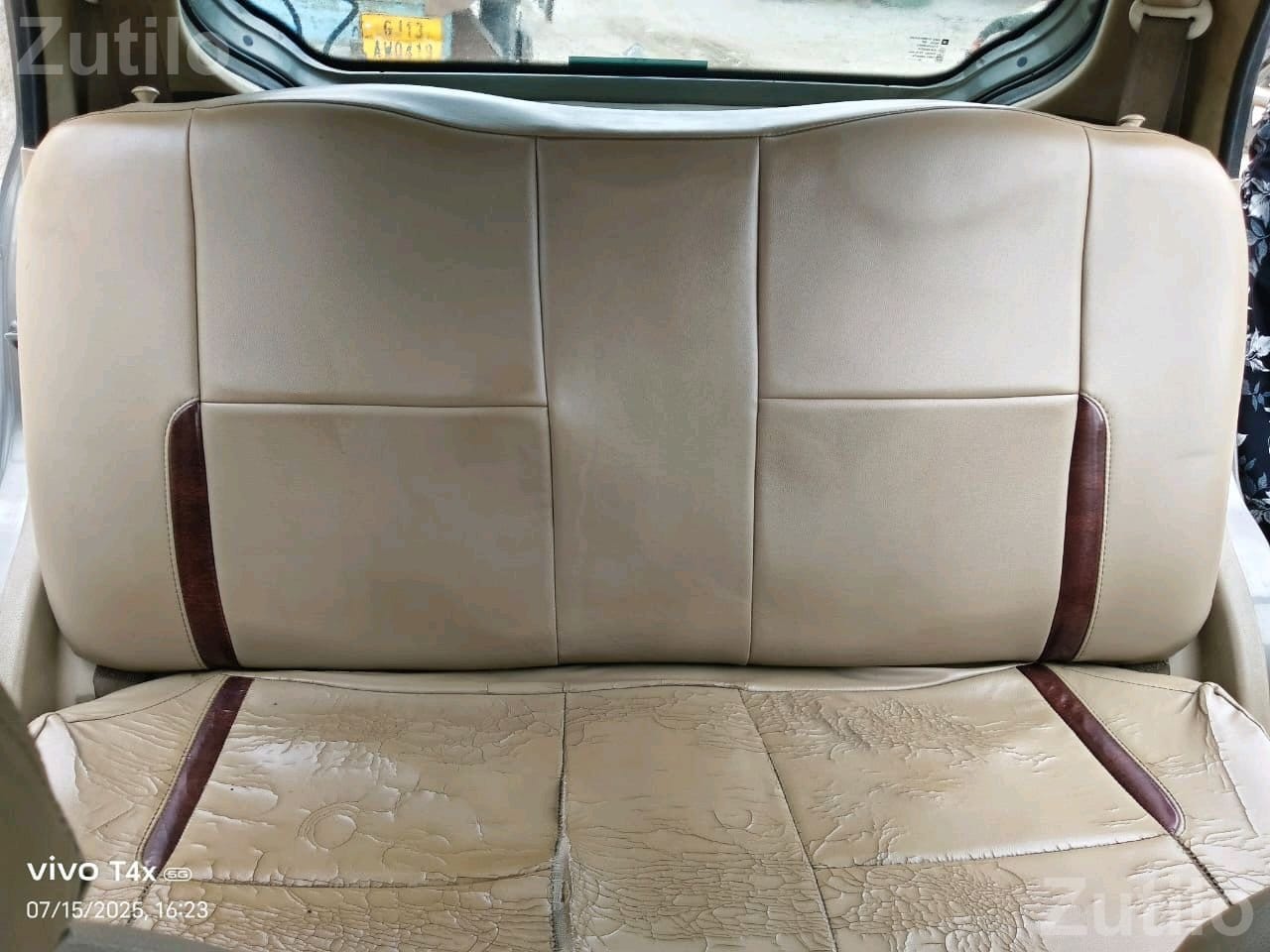 Car Rear Seat Cover Set Beige Brown Car Rear Seat Cover Set Beige Brown