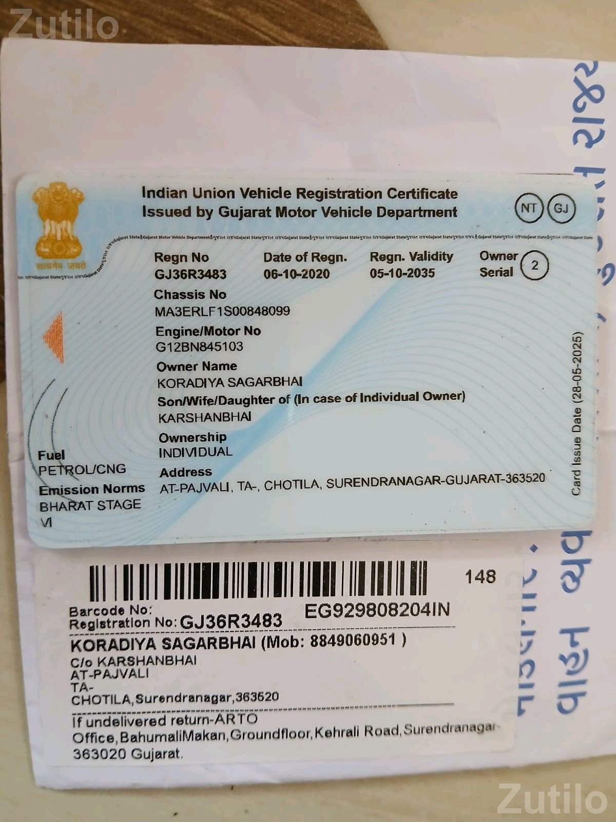 Maruti Suzuki Eeco Petrol CNG 2020 - Cars - Chotila - Image 5