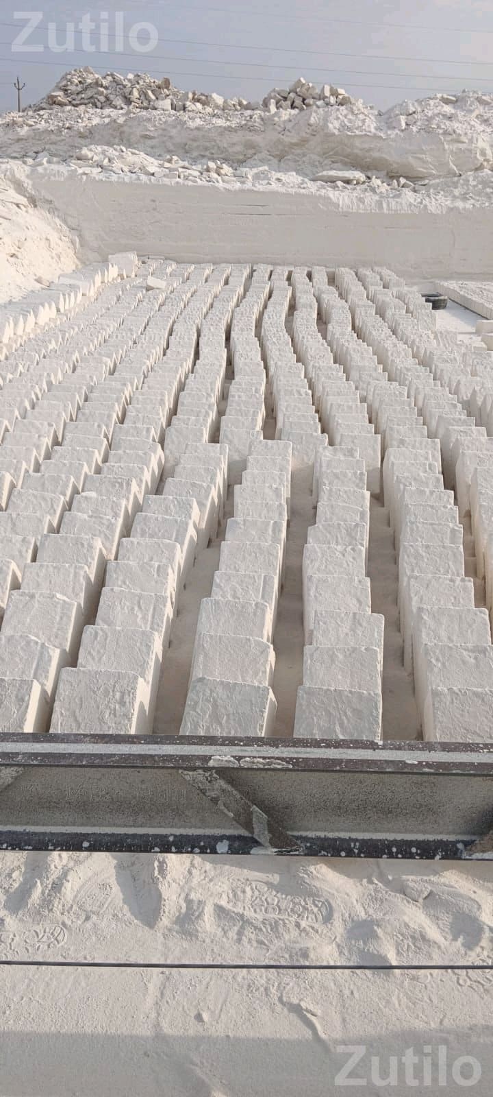 White Stone Blocks for Construction Use