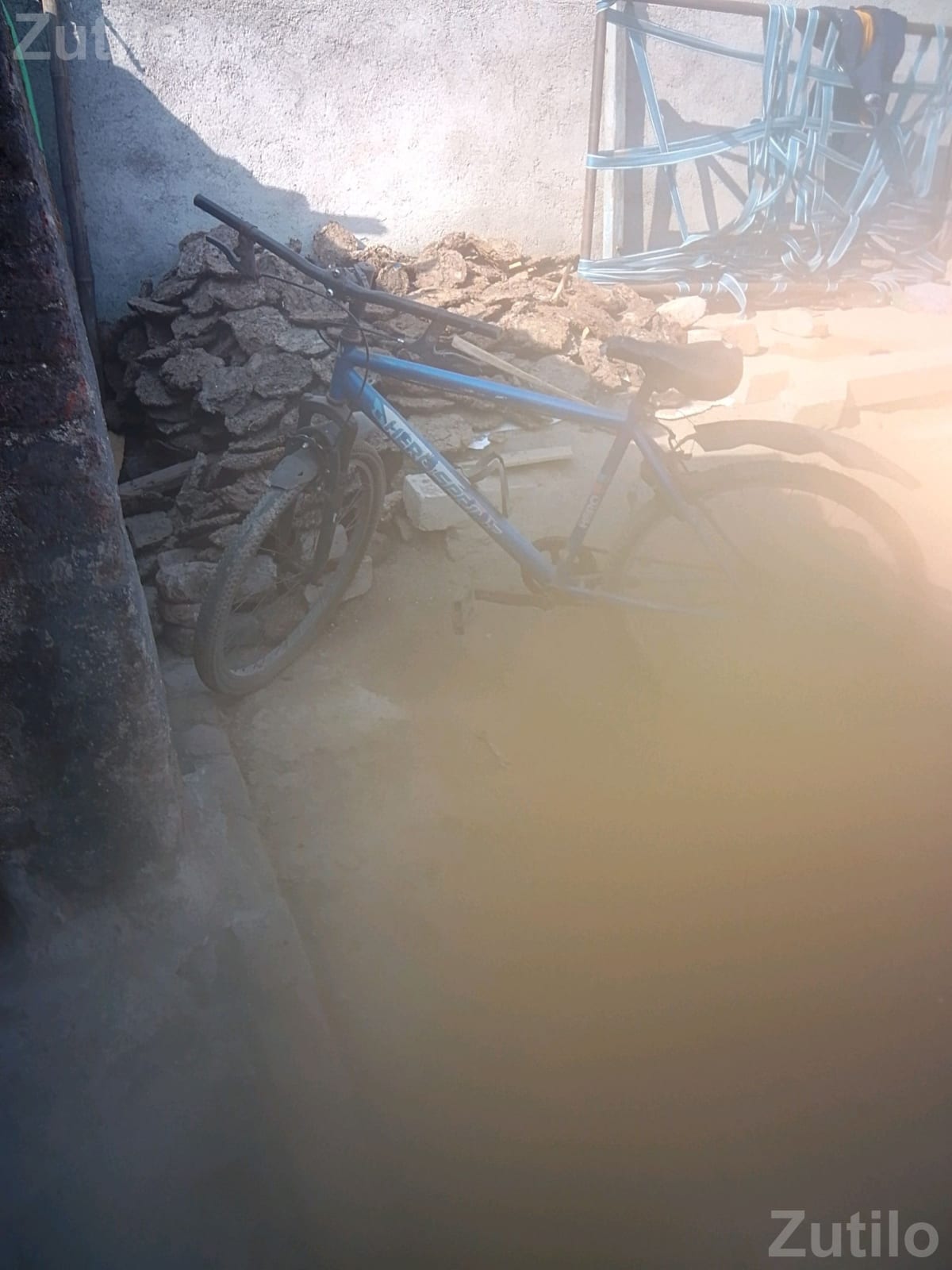 Blue Hercules Bicycle