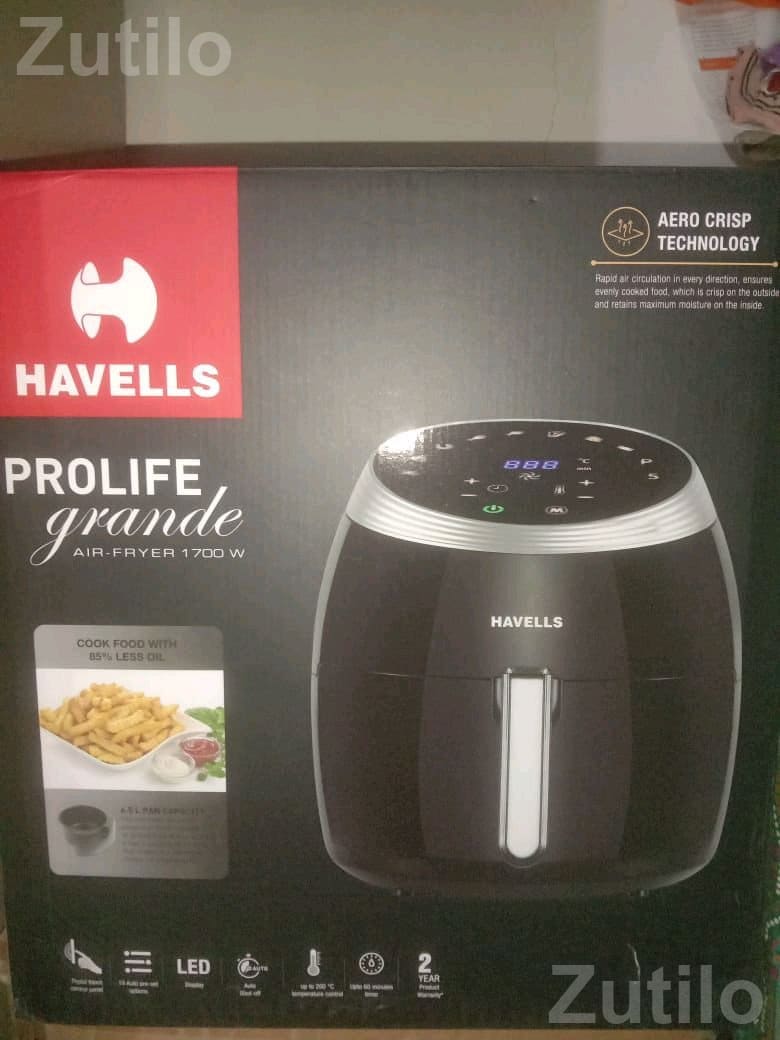 Havells Prolife Grande Air Fryer Large Size - અન્ય ઘરેલુ ઉપકરણો - જામજોધપુર - Image 2
