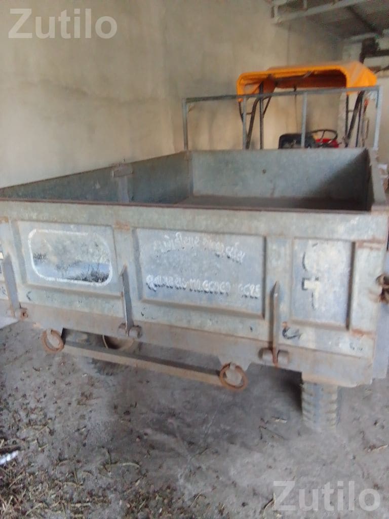 Galvanized Mini Trolley Transport Trailer