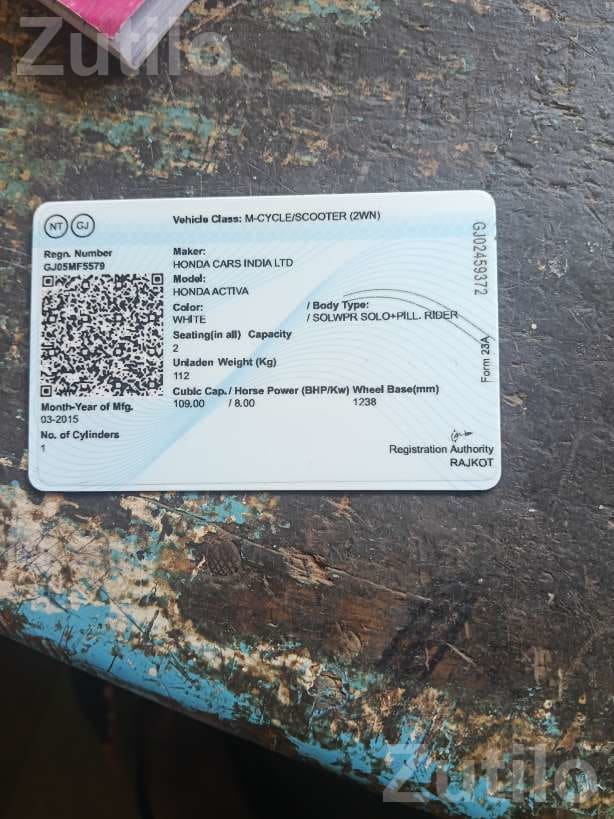 Honda Activa 3G 2015 Scooter - Bikes - Jasdan - Image 2