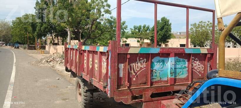 Heavy Duty Tractor Trolley with 2 New Tyres - ઓટો પાર્ટ્સ - ધંધુકા - Image 2