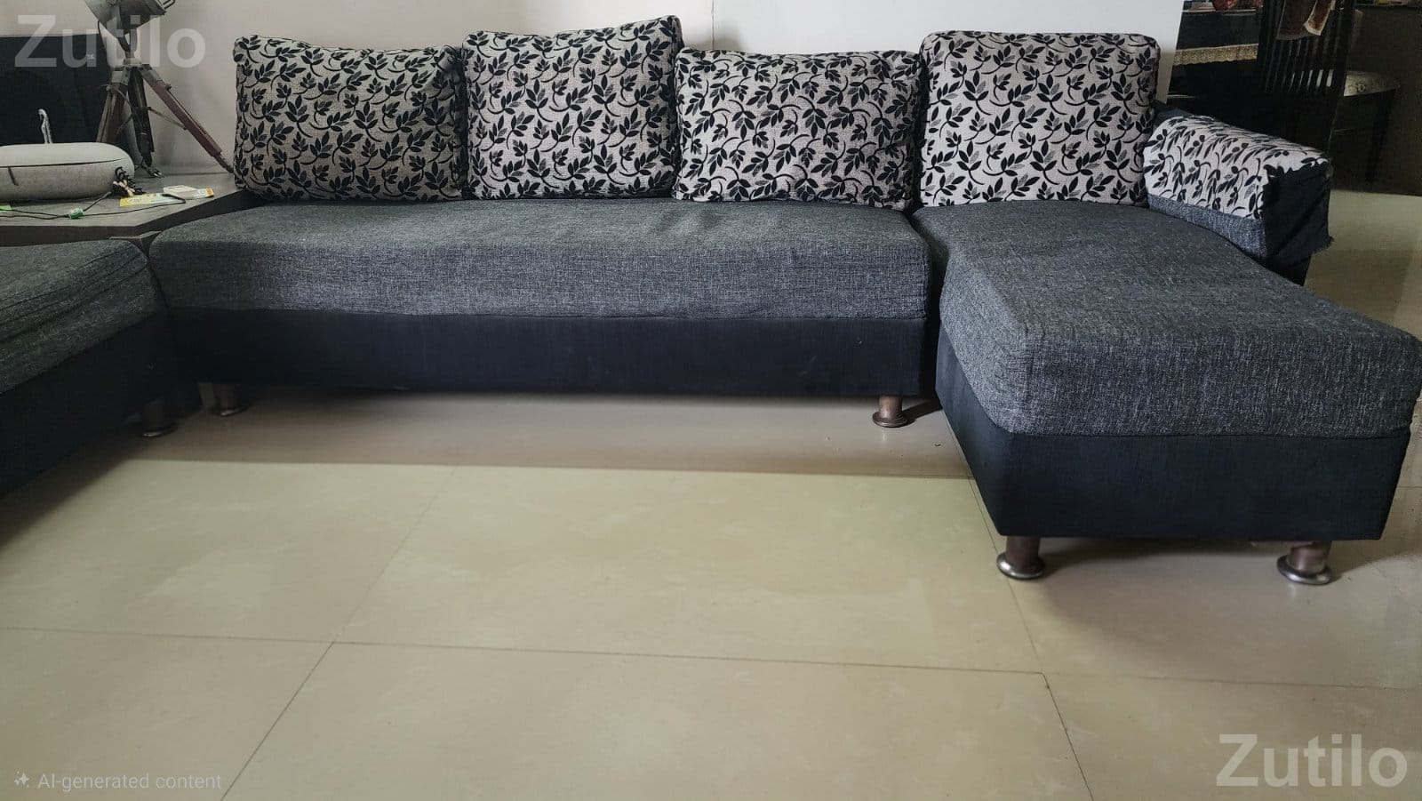 Modern Premium L-Shape Sofa Set (3+2+Lounger) + Center Table - સોફા સેટ - અમદાવાદ શહેર - Image 3