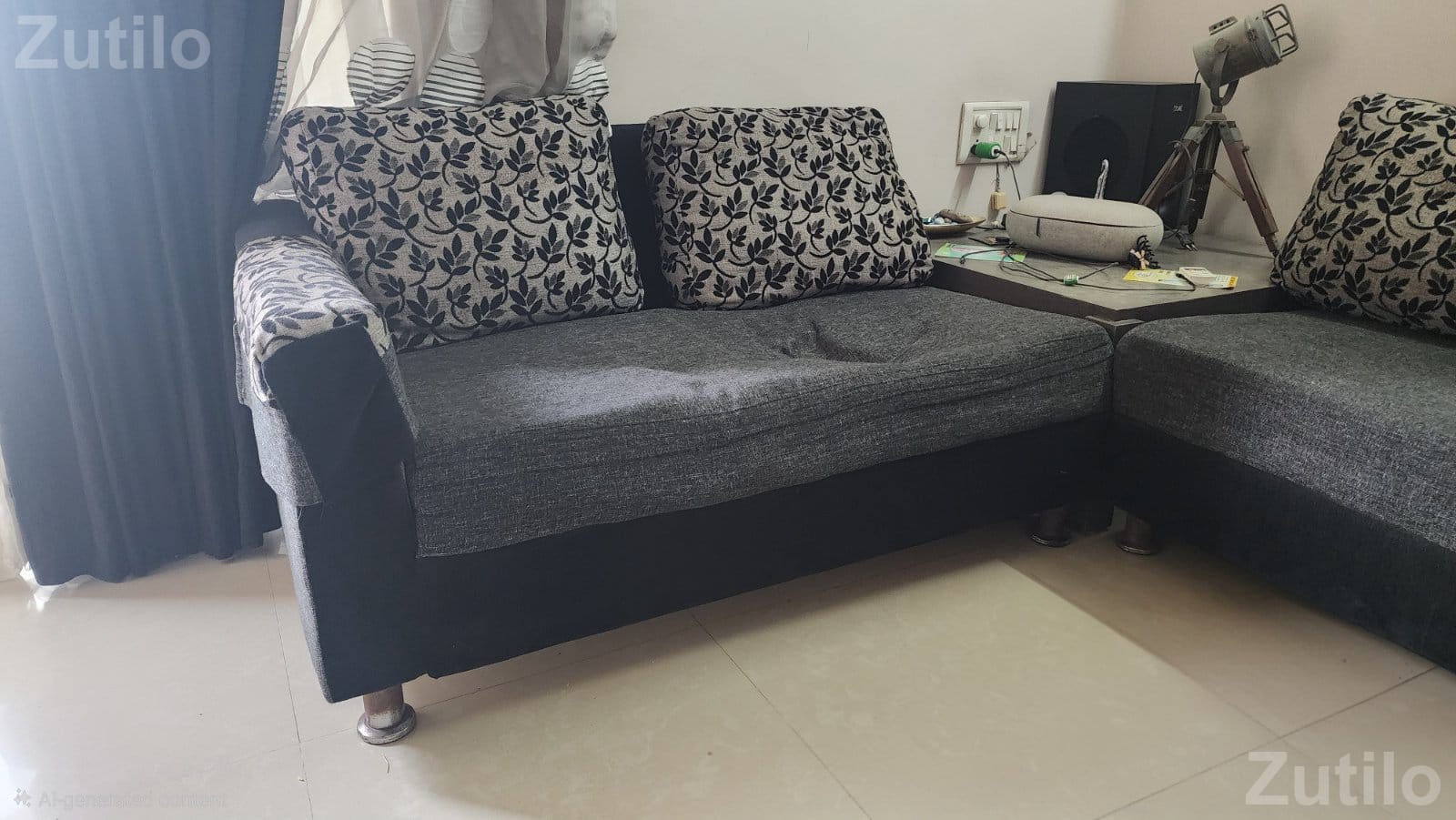 Modern Premium L-Shape Sofa Set (3+2+Lounger) + Center Table - સોફા સેટ - અમદાવાદ શહેર - Image 4
