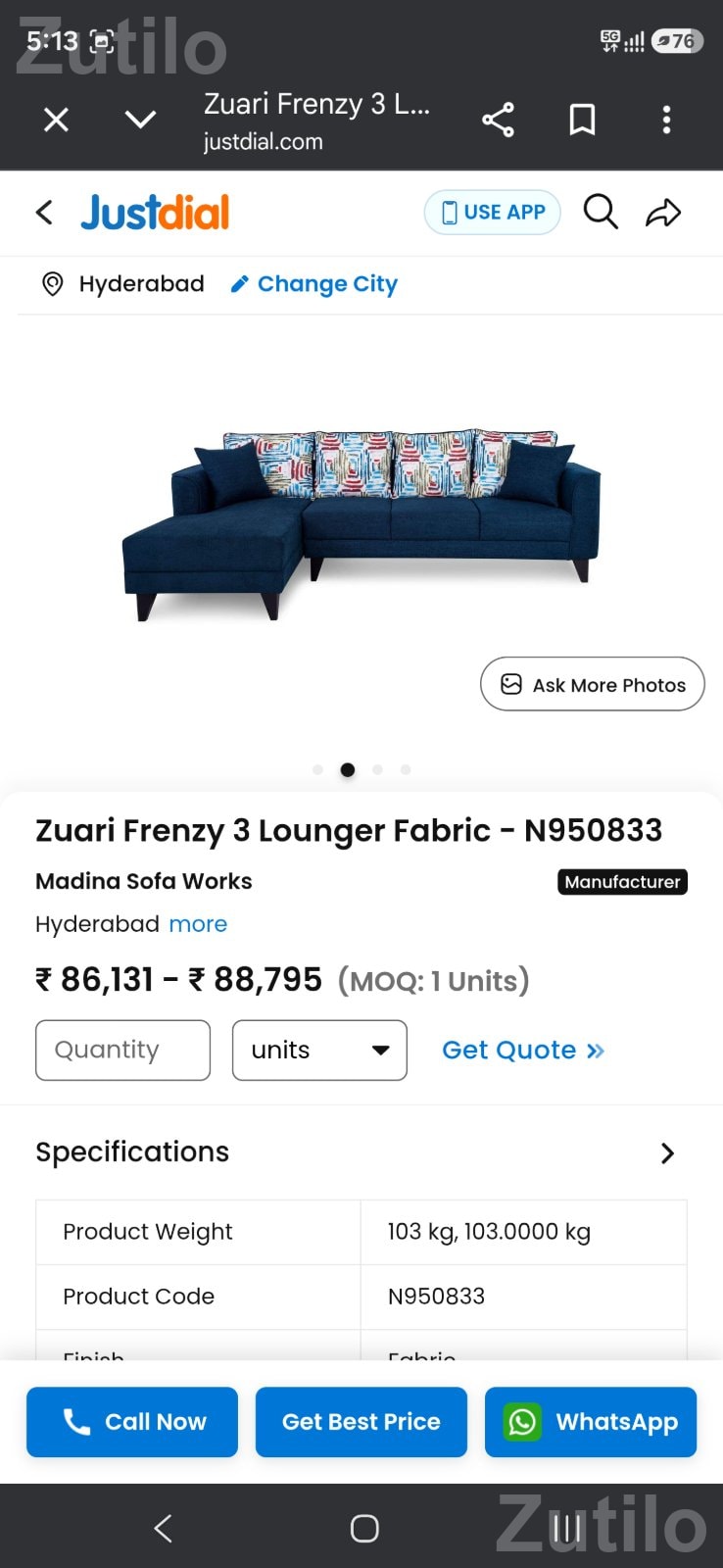 5 seater couch - Sofa Sets - Ahmedabad City - Image 5