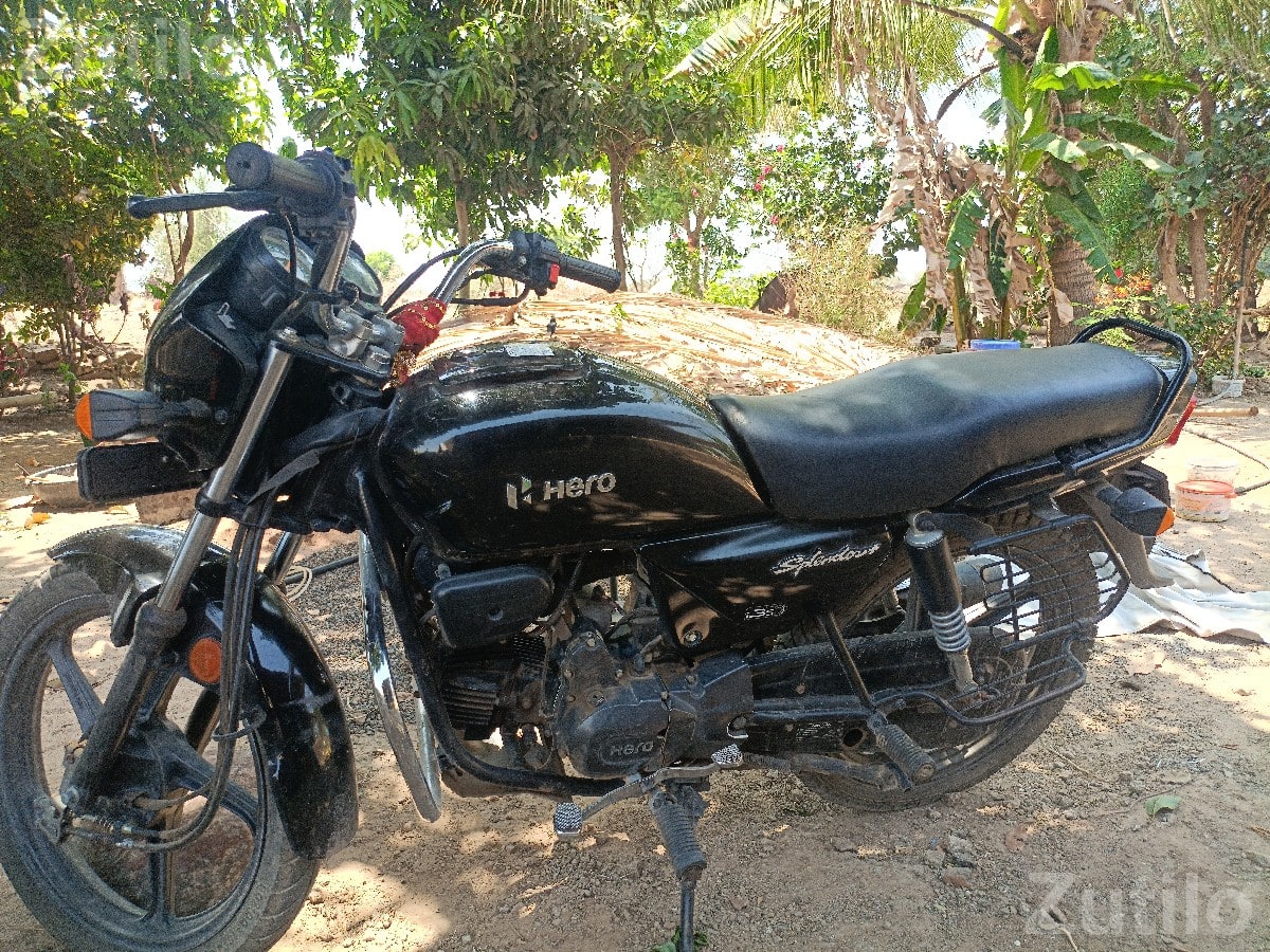 Hero Splendor Plus 2021 Full Black Bike - બાઇક્સ - ખંભાળિયા - Image 2