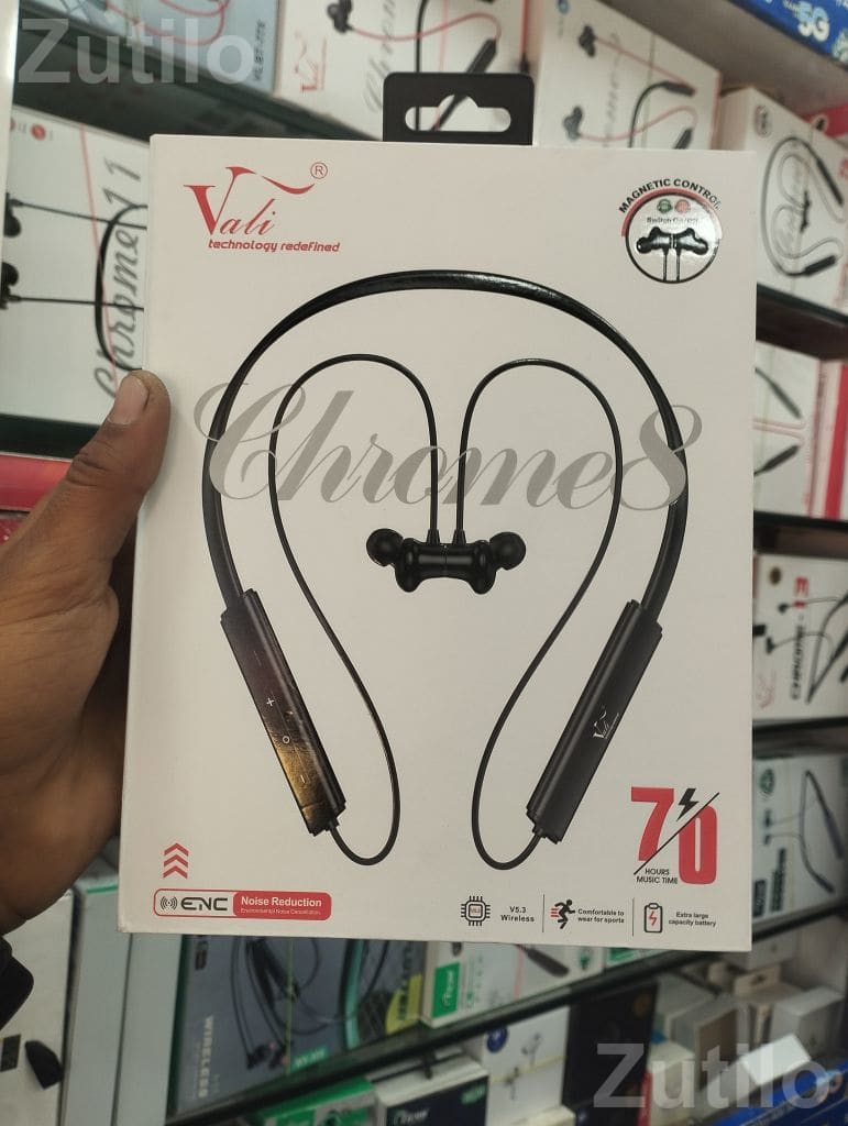 Vali Chrome 8 Wireless Neckband Earphones - Accessories - Daskroi - Image 3