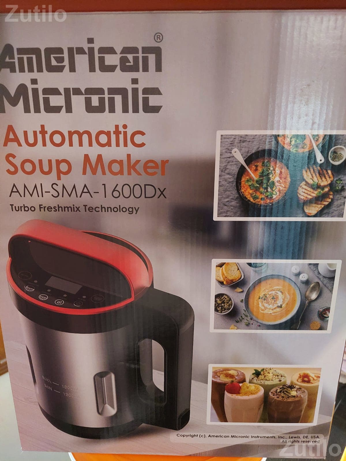 American Micronic automatic soup maker American Micronic automatic soup maker