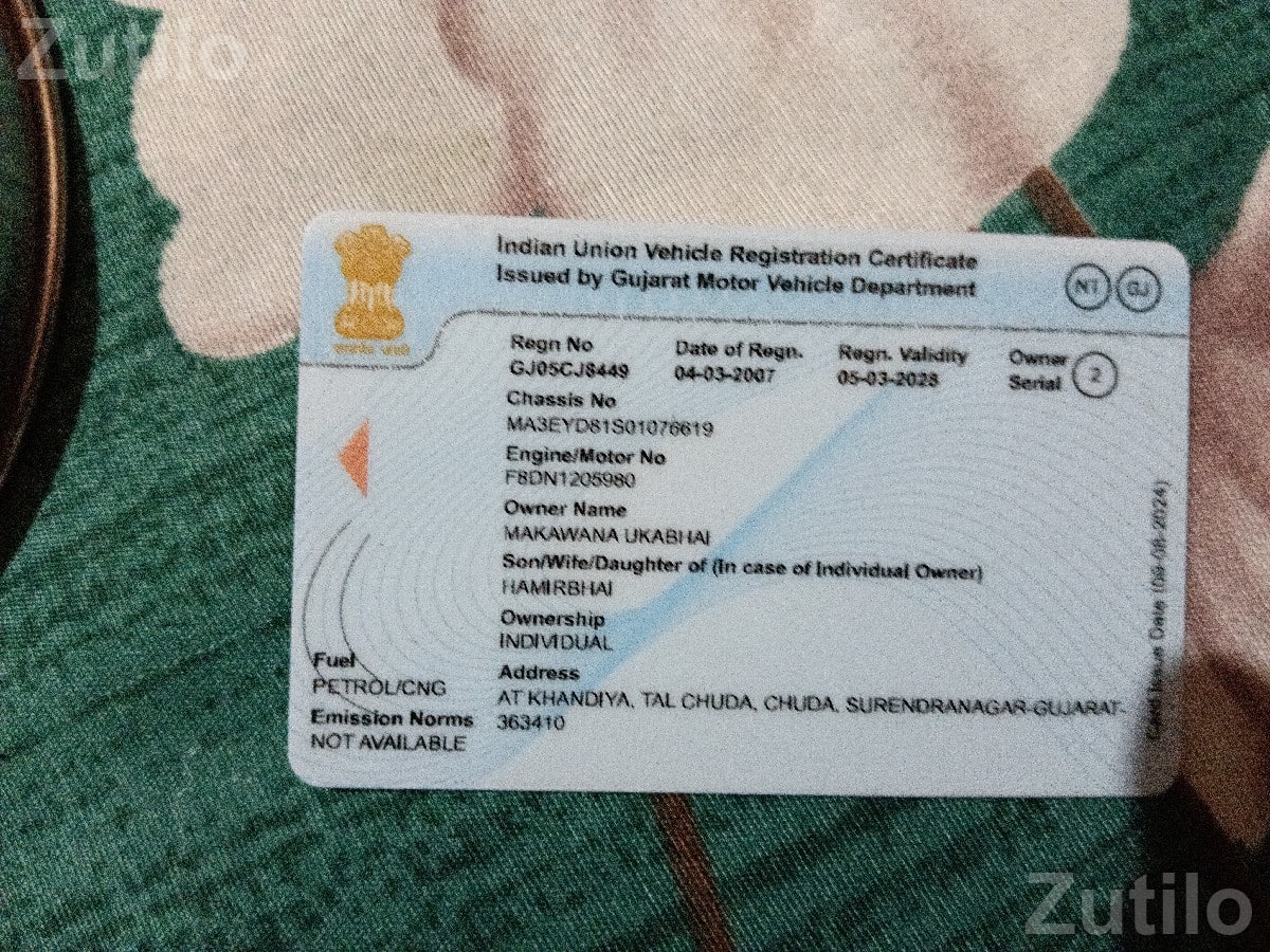 Maruti Suzuki Alto 800 Second Owner Car