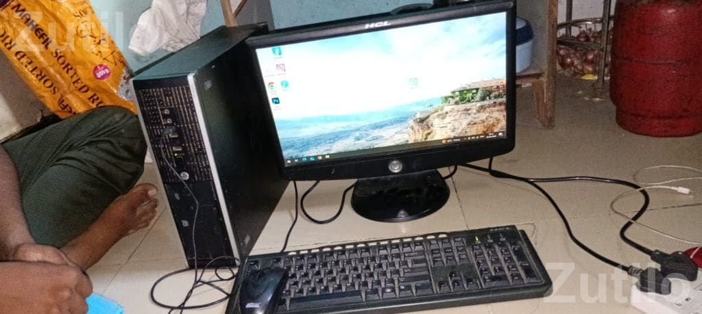 HP Desktop Computer in Working Condition - લેપટોપ અને કમ્પ્યુટર - રાજકોટ શહેર - Image 4