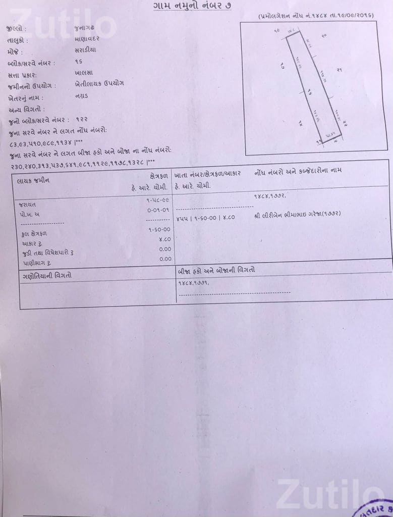 20 Vigha Agricultural Land for Sale Near Manavadar - જમીન અને પ્લોટ - જુનાગઢ - Image 2