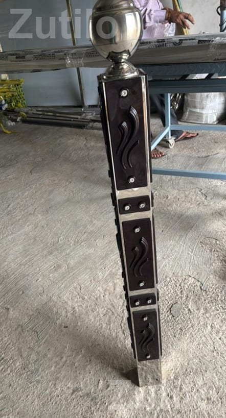 Steel Stair Railing Fabrication Work - ઘર મરામત - કેશોદ - Image 5