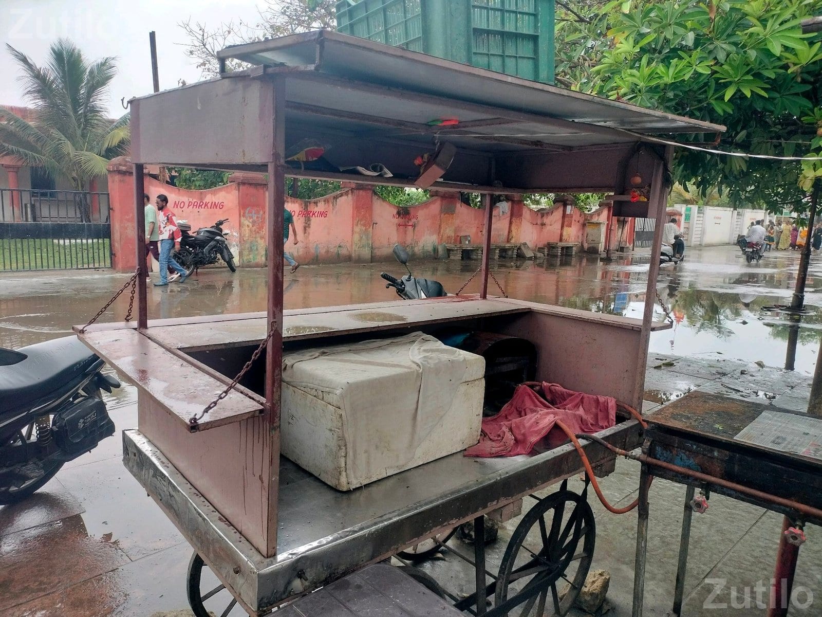 નાસ્તા માટે લારી નાસ્તા માટે લારી