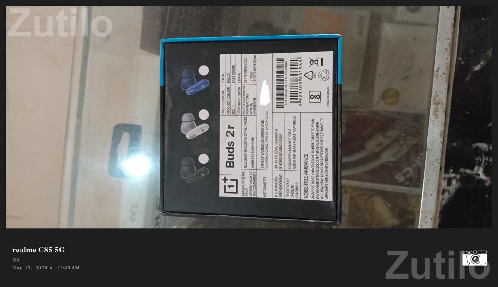 OnePlus Nord Buds 2R First Copy Earbuds - ઇલેક્ટ્રોનિક ઍક્સેસરીઝ - જામજોધપુર - Image 3