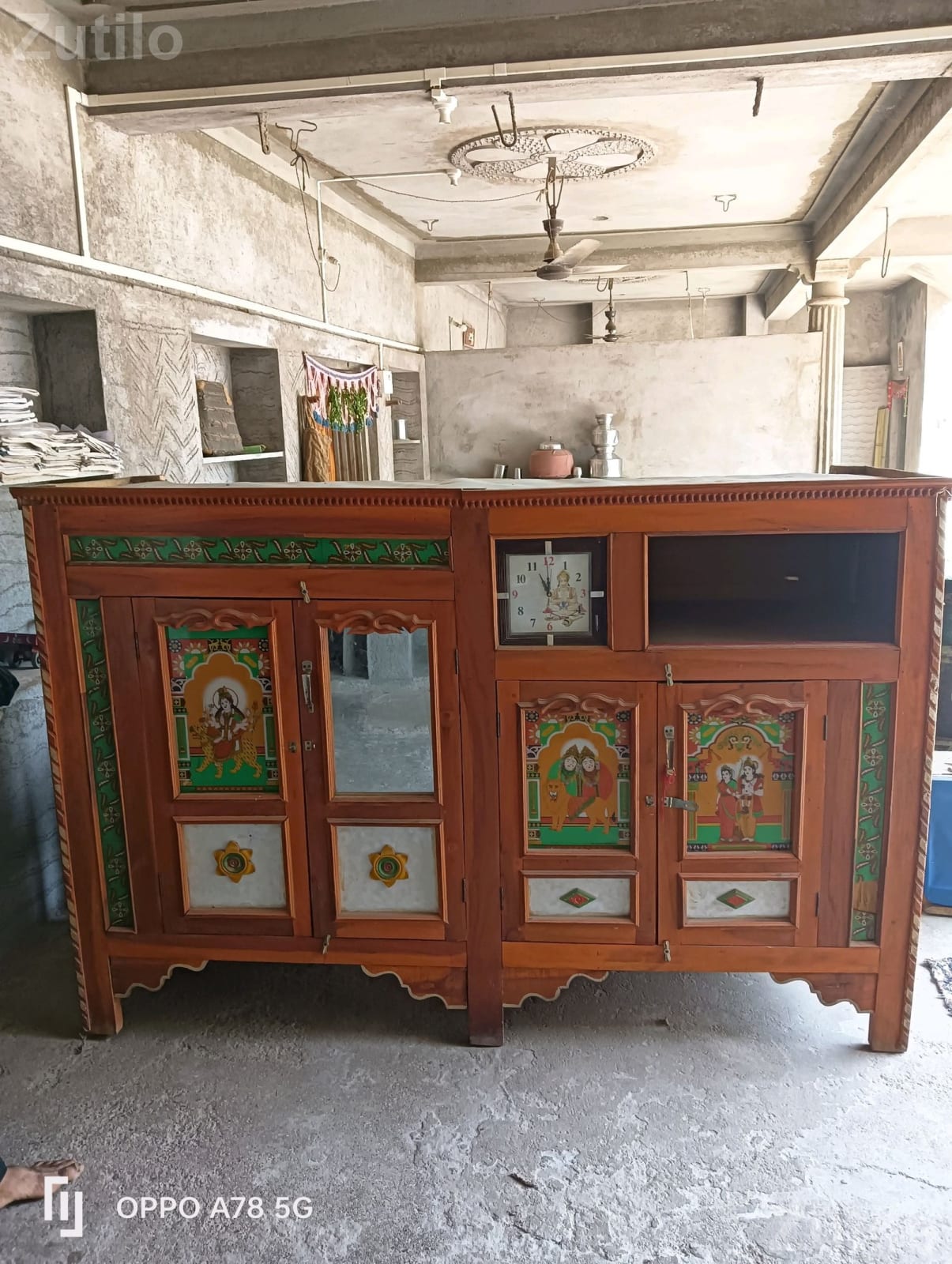 Old Wooden Cupboard Strong Storage Cabinet - Cupboards & Storage - Ranpur - Image 4