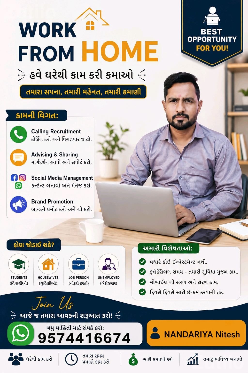 Online Work From Home Opportunity Online Work From Home Opportunity