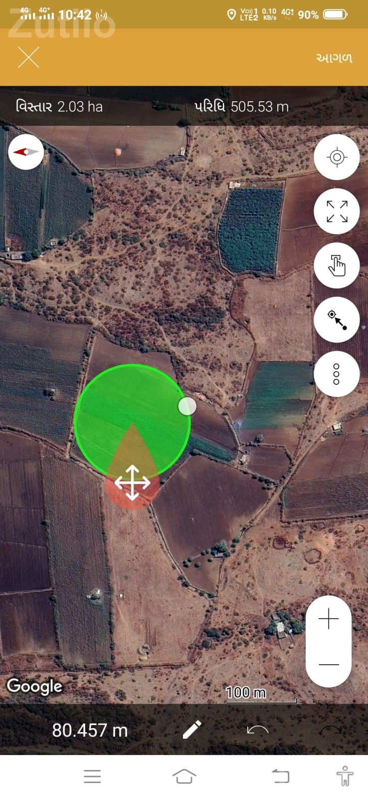 Agricultural Land for Sale 23.29 Vigha - Land & Plots - Porbandar City - Image 5