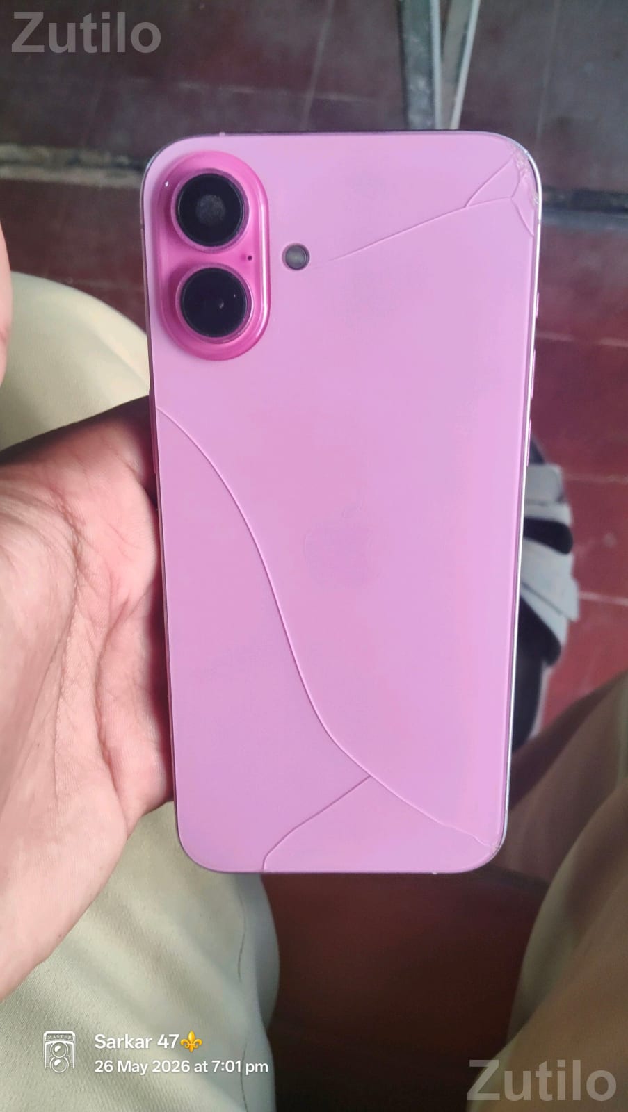 iPhone 16 Plus with Back Glass Cracks iPhone 16 Plus with Back Glass Cracks