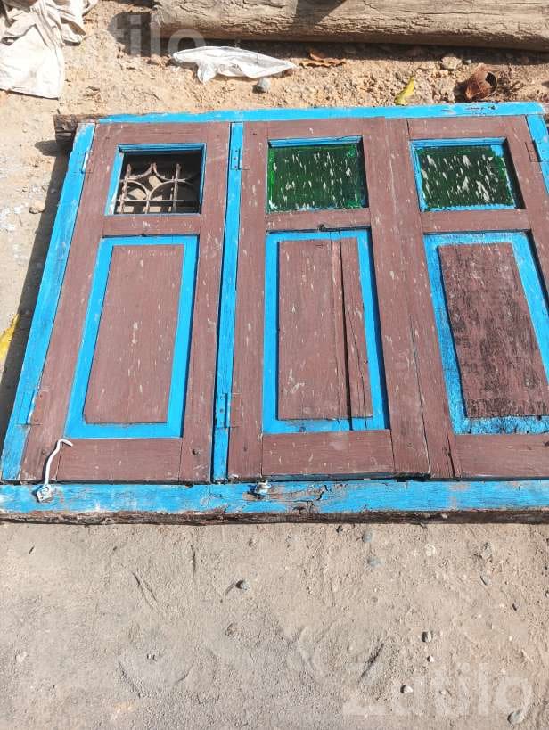 Wooden Doors and Windows Set of 4 - ઘર મરામત - વેરાવળ - Image 2