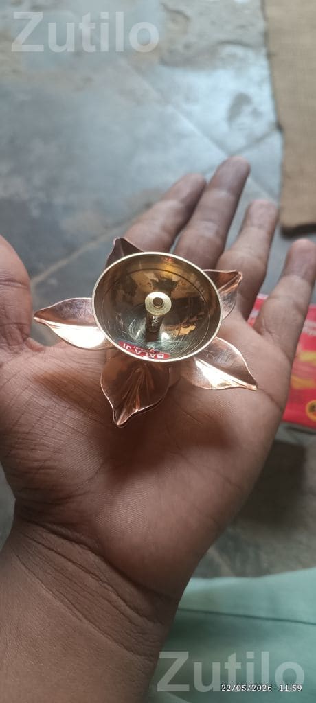 Balaji Lotus Piyali Diya Set 2 Pieces - પ્રોગ્રામ માટેની વસ્તુઓ - કડી - Image 2