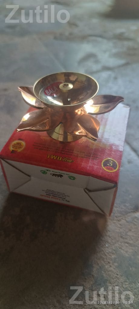 Balaji Lotus Piyali Diya Set 2 Pieces - પ્રોગ્રામ માટેની વસ્તુઓ - કડી - Image 3