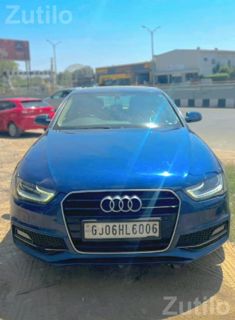 Audi A4 2014-2015 Blue Sedan - Cars - Patan City - Image 3