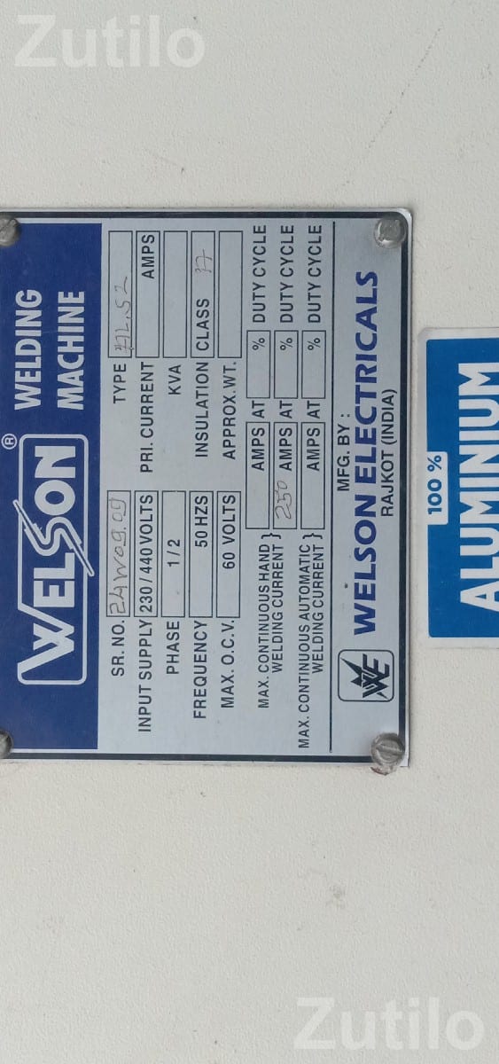 Welson Company Large Welding Machine - Welding Machines - Junagadh City - Image 2