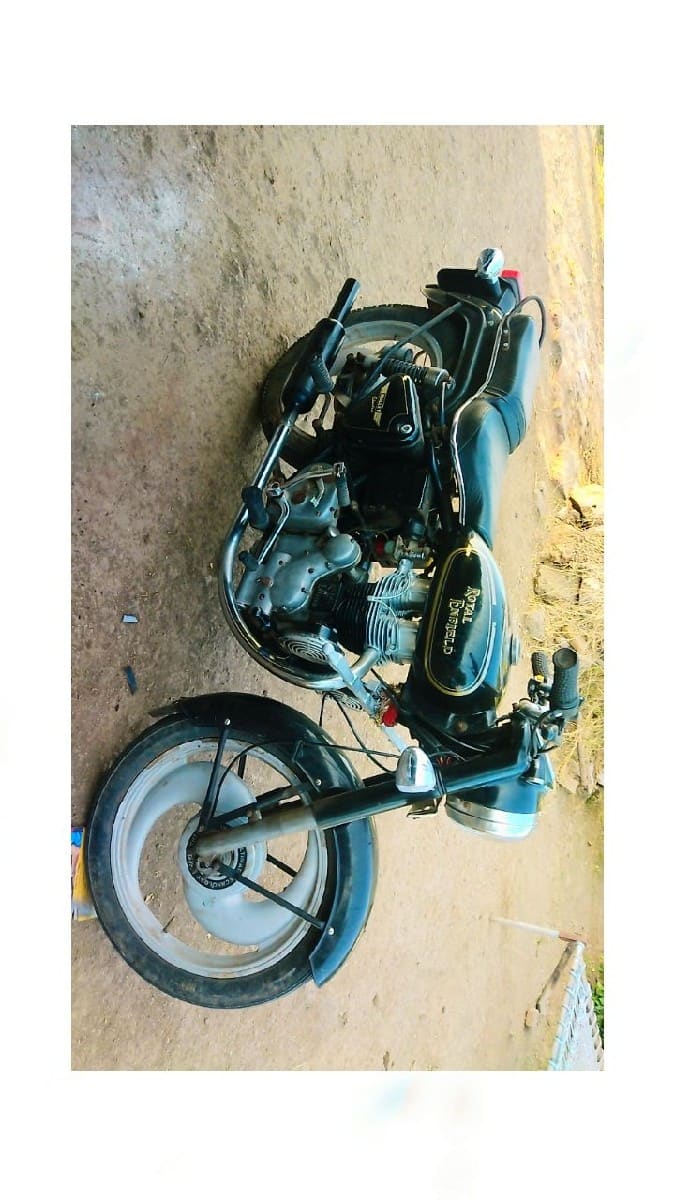 Old Model Royal Enfield Bullet Motorcycle Old Model Royal Enfield Bullet Motorcycle