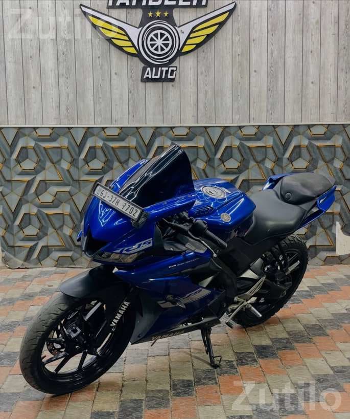 Yamaha R15 V3 2020 Blue Sports Bike - બાઇક્સ - અમરેલી - Image 2