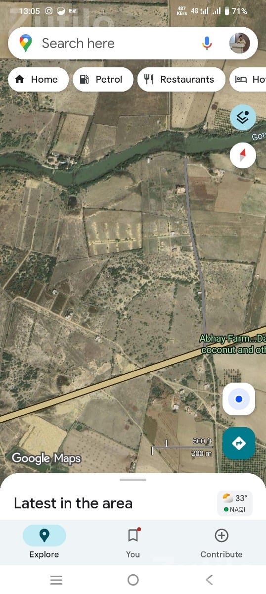 Plot for Sale with Clear Title and RCC Road
