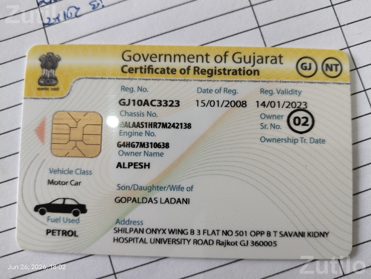 Hyundai Santro Petrol Car 2008 Registration