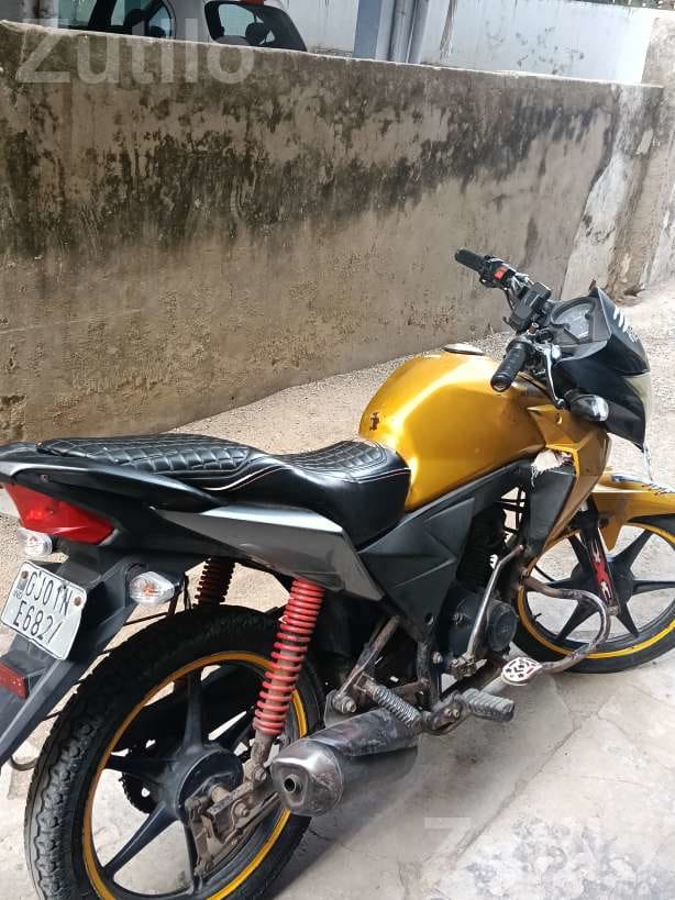 2011 Yellow Single Cylinder Motorcycle