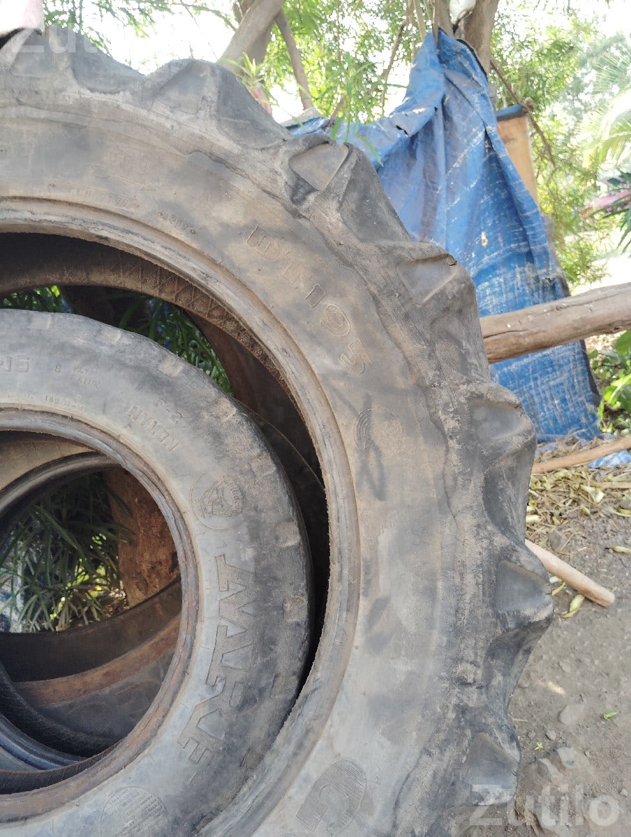 Tractor Tyre Set 12.4-28 Goodyear MRF - Auto Parts - Gondal - Image 3